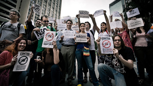 Brazilian protestors