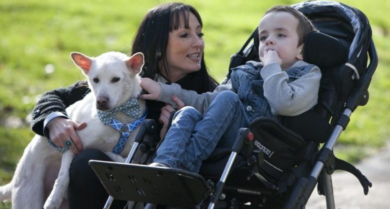 20140309 Copyright onEdition 2015 © Free for editorial use image, please credit: onEdition L-R Crossbreed, Miracle and six year old Kyle Leask from Strathglass, Inverness with his mother Amanda Leask. The annual Eukanuba Friends for Life competition at Crufts, run by the Kennel Club, celebrates uplifting stories of friendship in adversity and the four dogs which have made the 2015 shortlist were selected for their exceptional loyalty to their owners and for the way that they have changed their lives.  Voting lines are now open and the dog that goes on to receive the most public votes will win the competition, which will be announced in the Main Arena at the Birmingham NEC, on the final night of Crufts, Sunday 8th March. The finalists for 2015 are: Crossbreed, Miracle and six year old Kyle Leask from Strathglass, Inverness Ð Miracle was saved from being slaughtered for meat in Thailand, after he was photographed strangling himself in a bid to escape from the lorry that he was being transported in, with 1000 other dogs. He was rescued and bought back to the UK and has a special bond with his ownerÕs son, Kyle Leask, who has cerebral palsy and autism.  Lhaso Apso, Ellie May and owner Julie Cashell, from Crickhowell PowysÐ Nine year old Ellie May has been living in Oaklands Care home for people with dementia since she was a puppy, helping to bring happiness and comfort to those in need and alone.  Labrador, Pal, and owner Claire Pearson from Sittingbourne in Kent -  Claire Pearson, has type 1 diabetes and end-stage renal failure and her children were young carers, often coming home from school to find her in a diabetic coma on the floor. Pal, a trained medical detection dog, changed the familyÕs lives as he can detect when ClaireÕs blood sugar levels are  dropping or rising meaning that she can now live independently, without fear and her teenage children can have their independence back as well. Crossbreed, Folly, and owner Katy Evans, from Birmingham Ð Katy was born with cerebral palsy and struggled at University where she became shy and introverted as people could not see past her wheelchair.  Her life changed when she was paired with Folly, a dog trained by the charity Canine Partners, who could do everything from helping Katy dress to lifting her wheelchair plates but who also gave her a new lease of life with his joy and enthusiasm. For more information please contact the Press Office via: T: 020 7518 1008 / 1020 E: press.office@thekennelclub.org.uk If you require a higher resolution image or you have any other onEdition photographic enquiries, please contact onEdition on 0845 900 2 900 or email info@onEdition.com This image is copyright onEdition 2015©. This image has been supplied by onEdition and must be credited onEdition. The author is asserting his full Moral rights in relation to the publication of this image. Rights for onward transmission of any image or file is not granted or implied. Changing or deleting Copyright information is illegal as specified in the Copyright, Design and Patents Act 1988. If you are in any way unsure of your right to publish this image please contact onEdition on 0845 900 2 900 or email info@onEdition.com