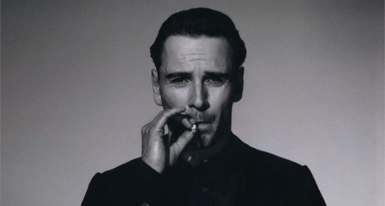 Super-Star-Michael-Fassbender-Smoking-Home-Decoration-Art-silk-fabric-cloth-canvas-Nostalgic-poster-printing