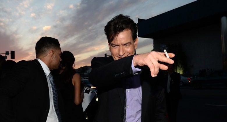 HOLLYWOOD, CA - APRIL 11: Actor Charlie Sheen arrives for the premiere of Dimension Films' "Scary Movie 5" at ArcLight Cinemas Cinerama Dome on April 11, 2013 in Hollywood, California. (Photo by Michael Buckner/Getty Images)